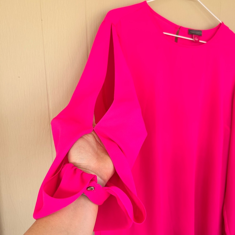 Vince Camuto Fuchsia Blouse - Picture 4 of 7